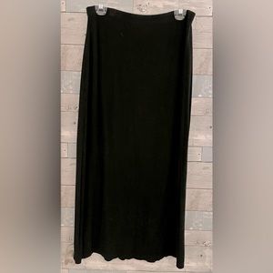 Long Black Versatile Skirt.  Super soft & comfy!  Size Petite
